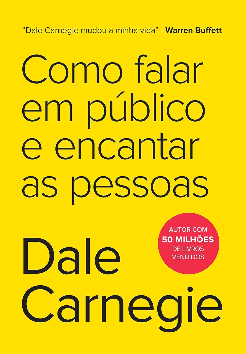 Capa do livro Como falar em público e encantar as pessoas, de Dale Carnegie